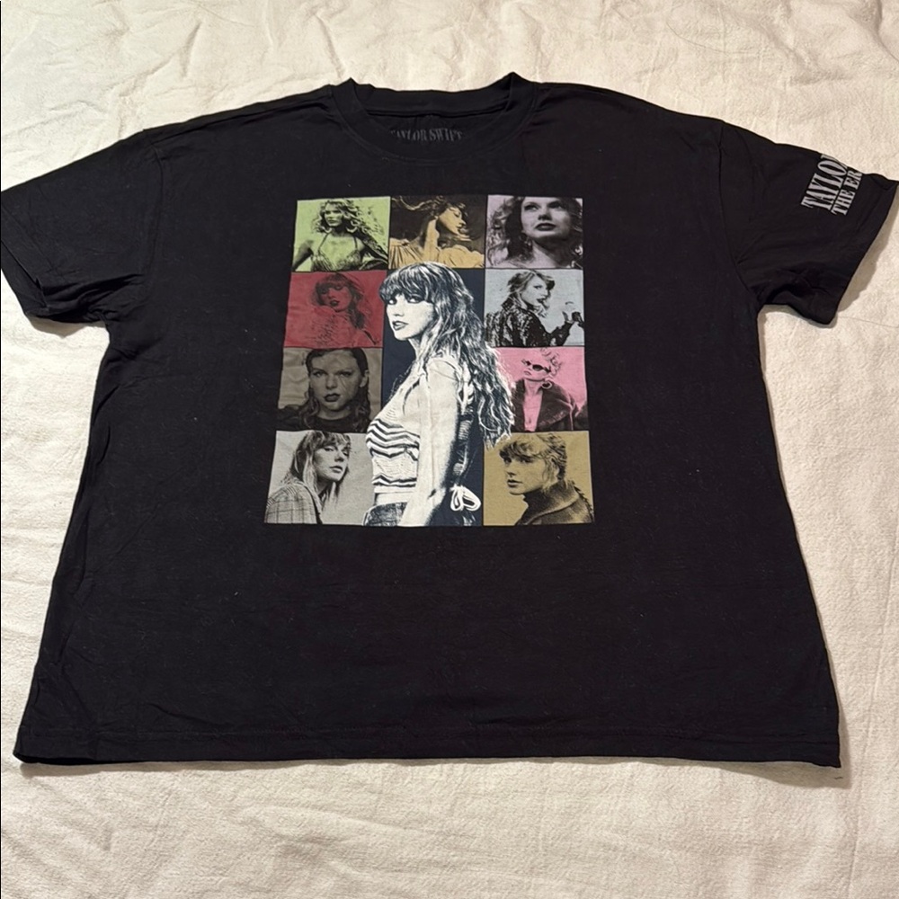 Taylor Swift Black Eras Tour T-Shirt